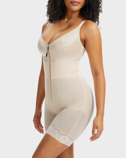 Body Gainant PowerMesh à Décolleté en V