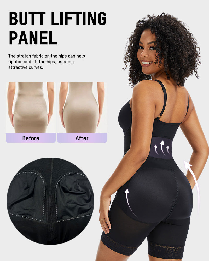 Body Gainant PowerMesh à Décolleté en V