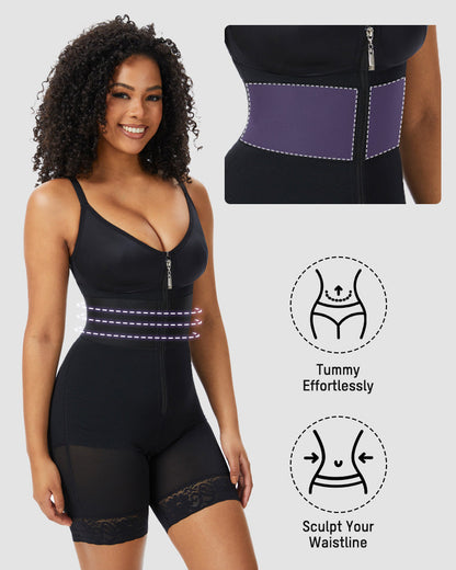 Body Gainant PowerMesh à Décolleté en V