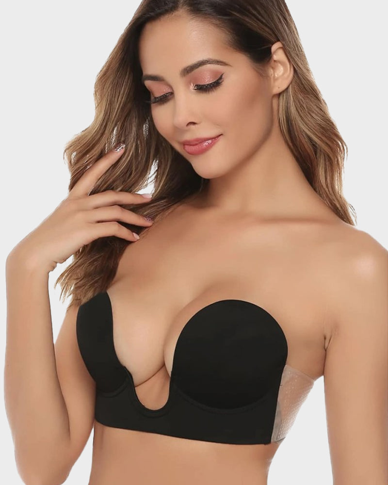 Plunge Push-Up Bandeau Bra