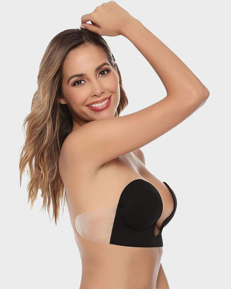 Plunge Push-Up Bandeau Bra
