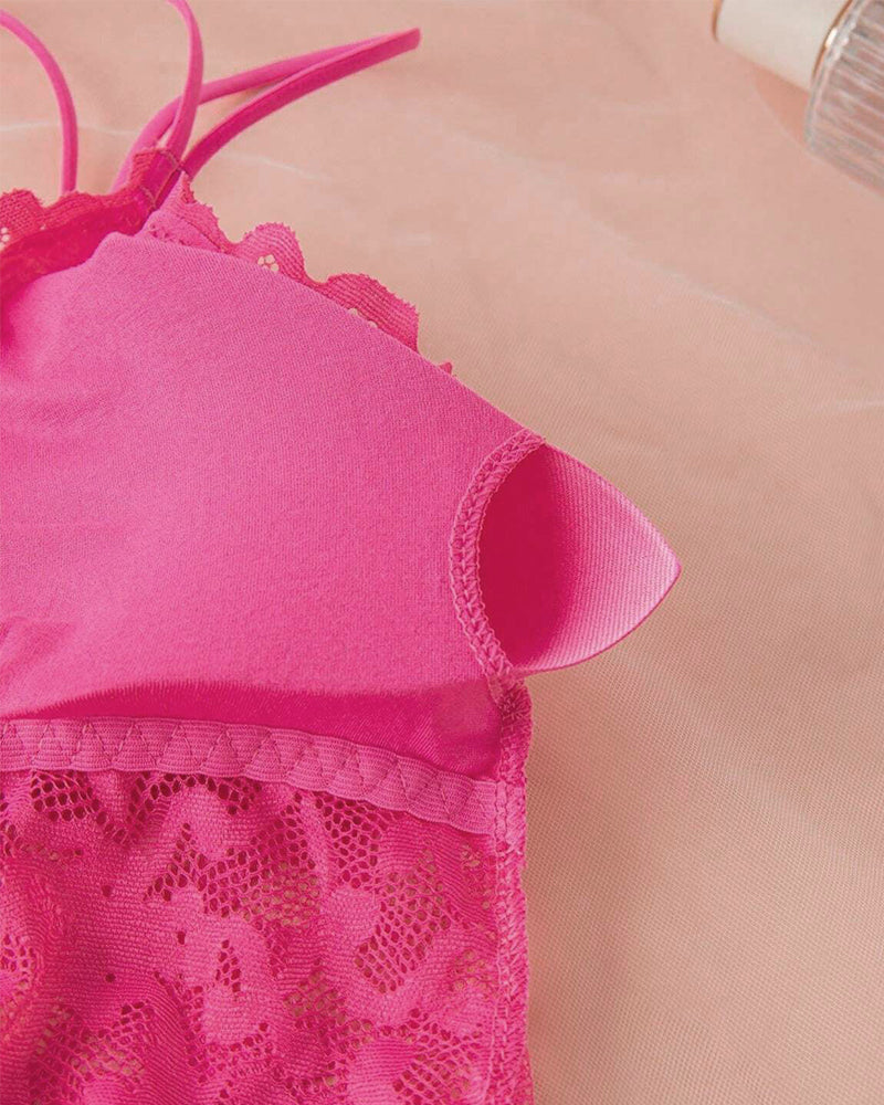 Romantisches Bralette- und Höschen-Set aus Spitze