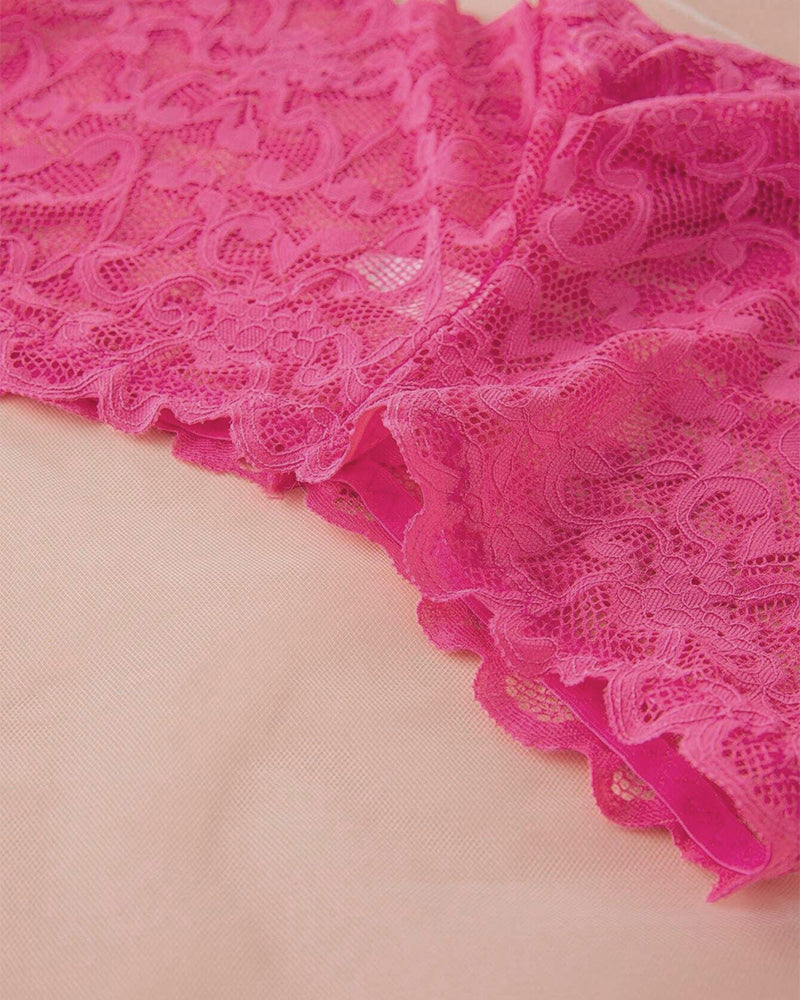 Romantisches Bralette- und Höschen-Set aus Spitze