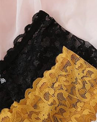 Romantisches Bralette- und Höschen-Set aus Spitze