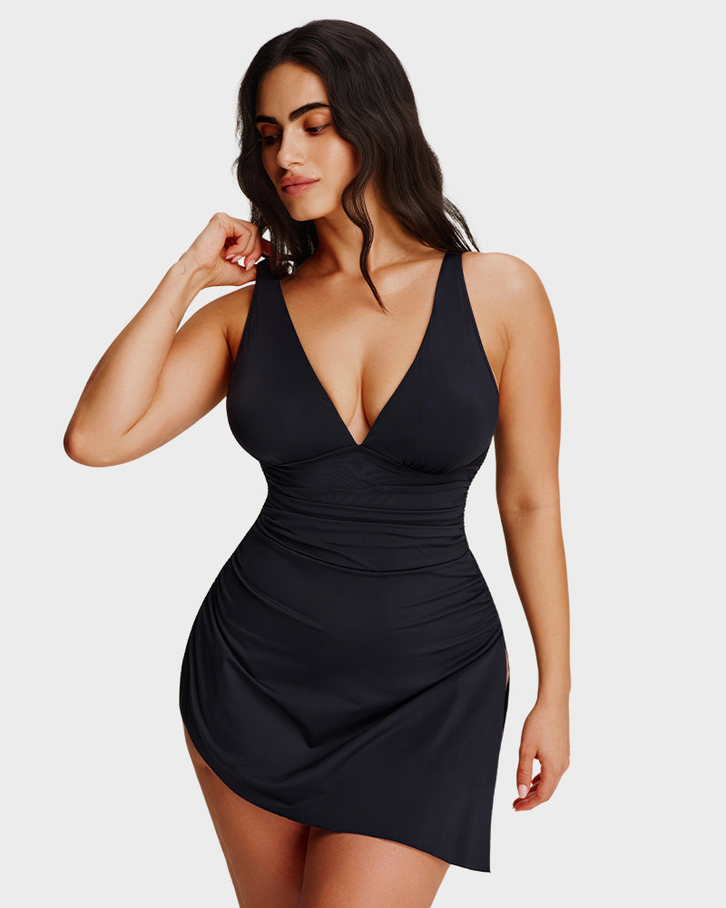 SculptSkin™ FlowFlair – Badekleid mit seitlicher Schnürung