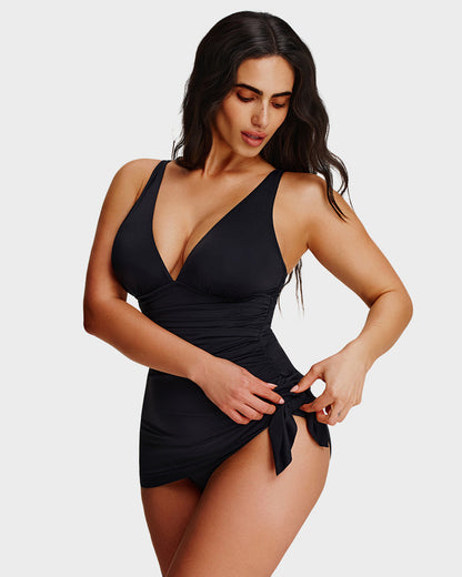 SculptSkin™ FlowFlair – Badekleid mit seitlicher Schnürung