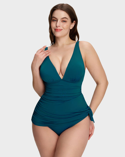 SculptSkin™ FlowFlair – Badekleid mit seitlicher Schnürung
