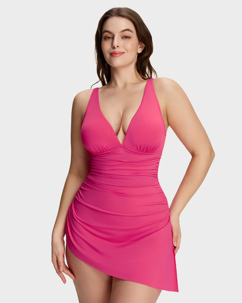 SculptSkin™ FlowFlair – Badekleid mit seitlicher Schnürung