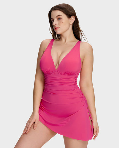 SculptSkin™ FlowFlair – Badekleid mit seitlicher Schnürung