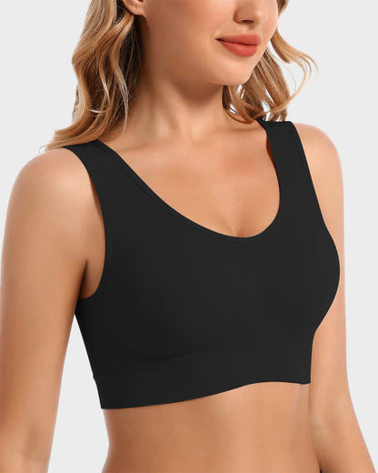 Seamless Wireless Comfort Sports Bra