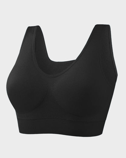 Seamless Wireless Comfort Sports Bra