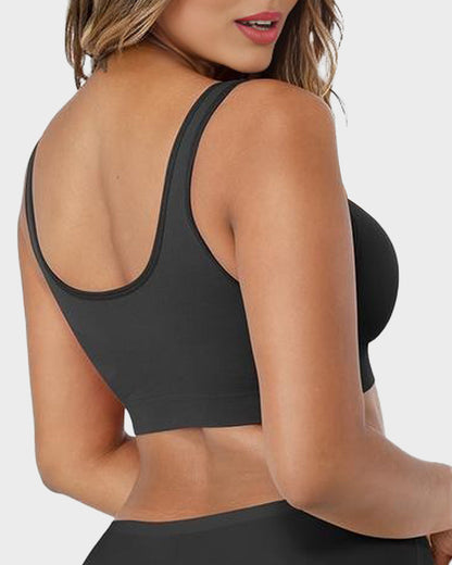 Seamless Wireless Comfort Sports Bra