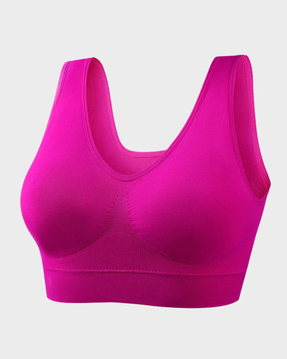 Seamless Wireless Comfort Sports Bra