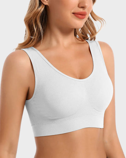 Seamless Wireless Comfort Sports Bra