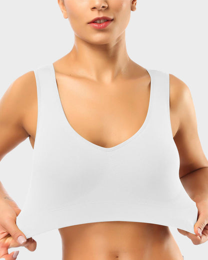 Seamless Wireless Comfort Sports Bra
