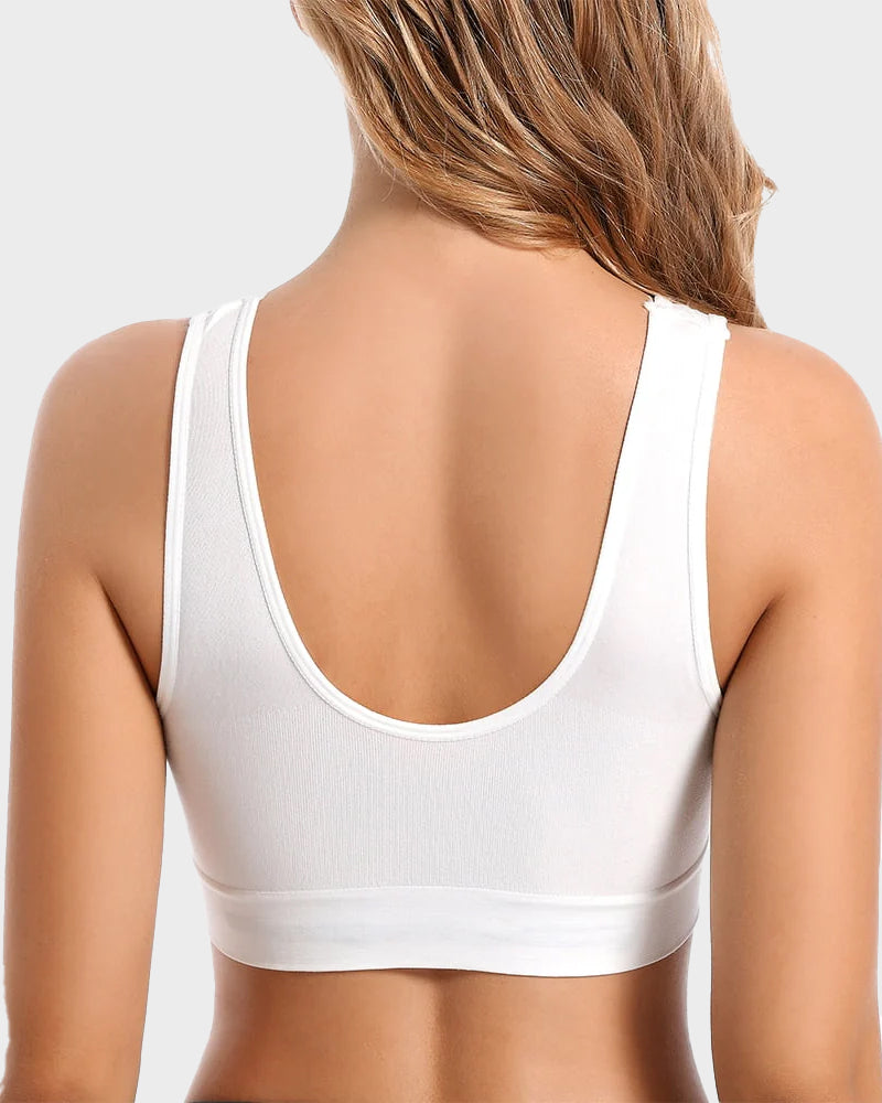 Seamless Wireless Comfort Sports Bra
