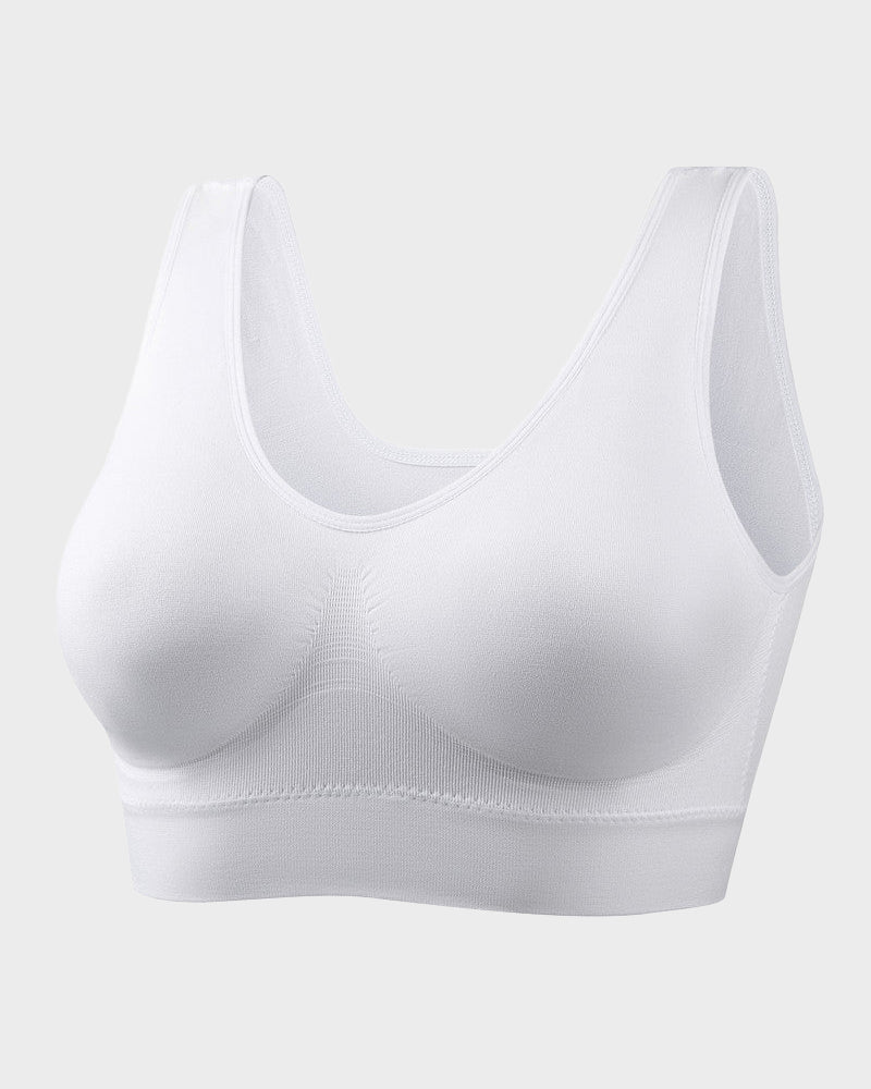 Seamless Wireless Comfort Sports Bra