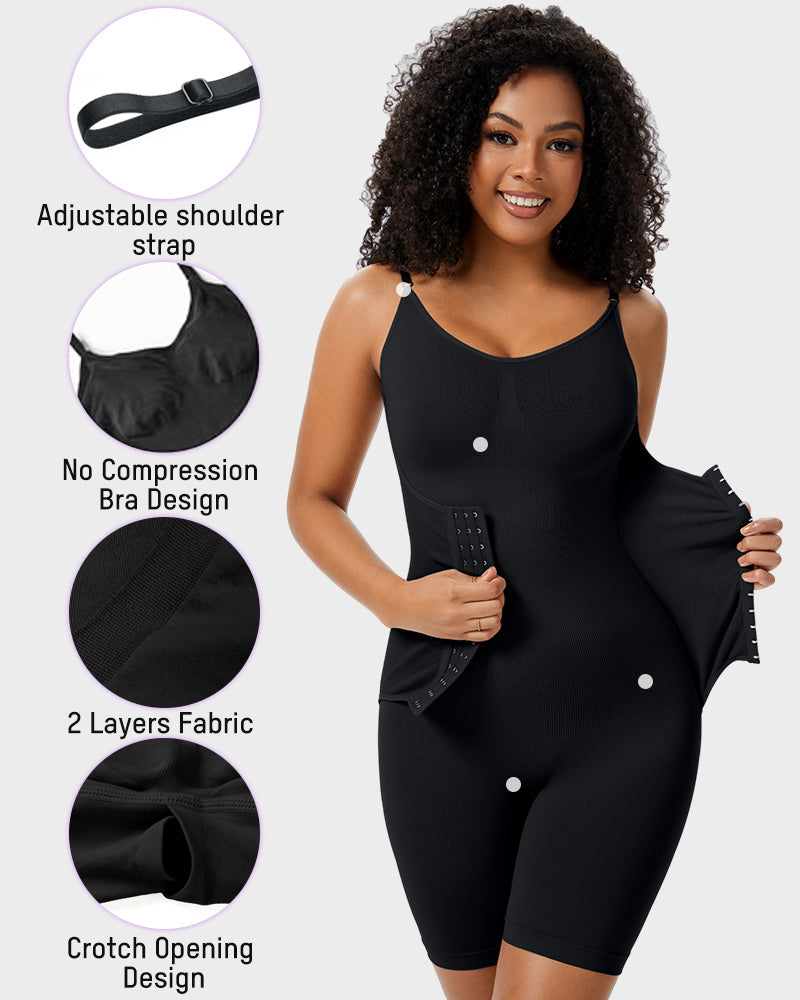 Body Gainant Double Compression Sans Coutures