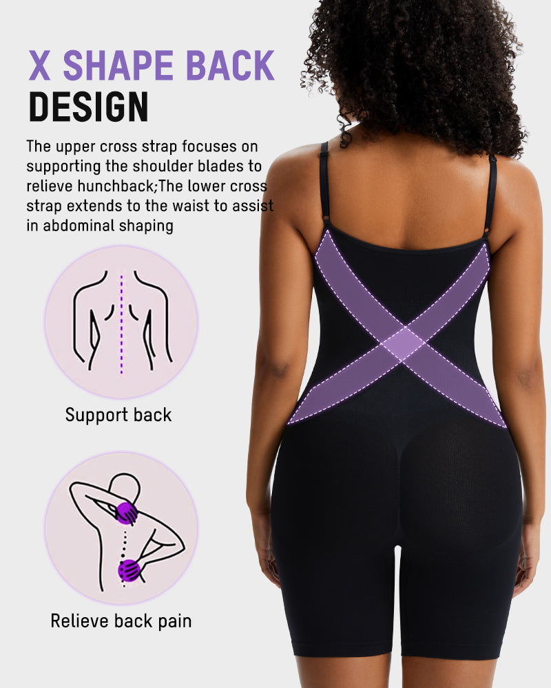 Body Gainant Double Compression Sans Coutures