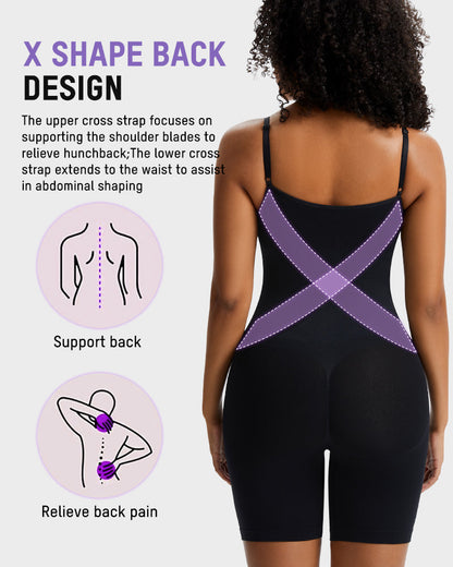 Body Gainant Double Compression Sans Coutures