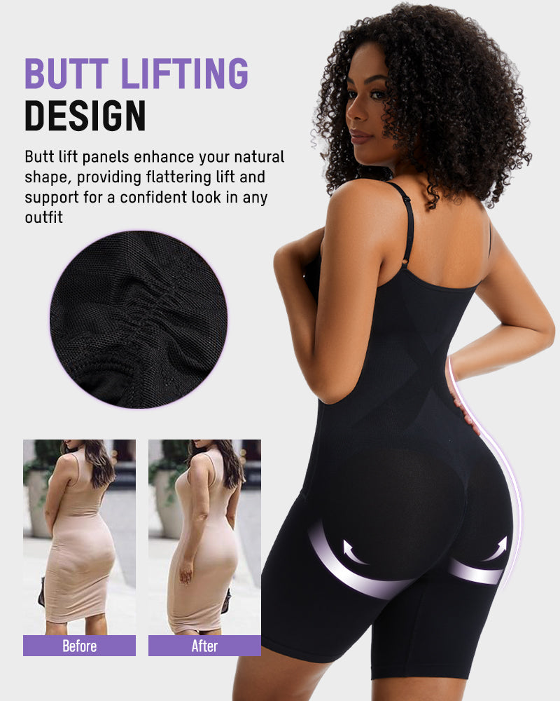 Body Gainant Double Compression Sans Coutures
