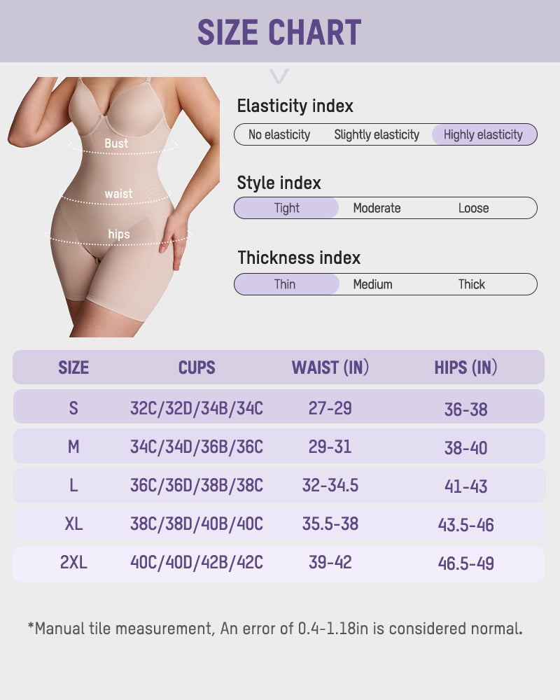 Nahtloser, formgebender Body