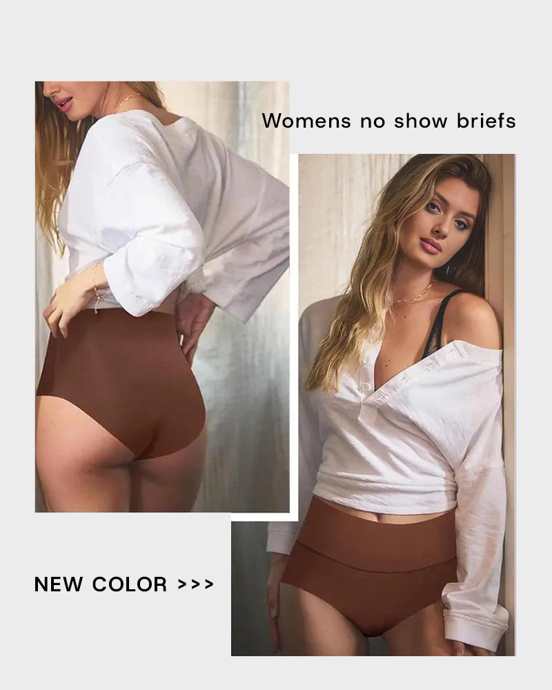 Nahtlose unsichtbare Höschen mit hoher Taille (6er-Pack)