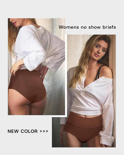 Nahtlose unsichtbare Höschen mit hoher Taille (6er-Pack)