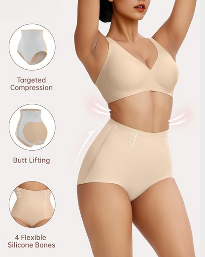 Nahtlose High-Waist Shapewear-Slips (3er-Pack)