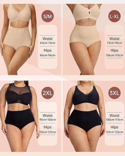Nahtlose High-Waist Shapewear-Slips (3er-Pack)