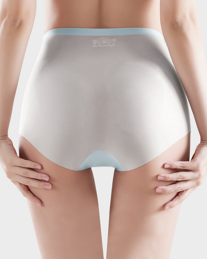 Ice-Silk High-Waisted Tummy-Control Panties (Pack of 4)