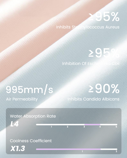 Ice-Silk High-Waisted Tummy-Control Panties (Pack of 4)