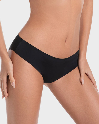 Nahtlose Ice-Silk Slips mit niedriger Taille (5er-Pack)