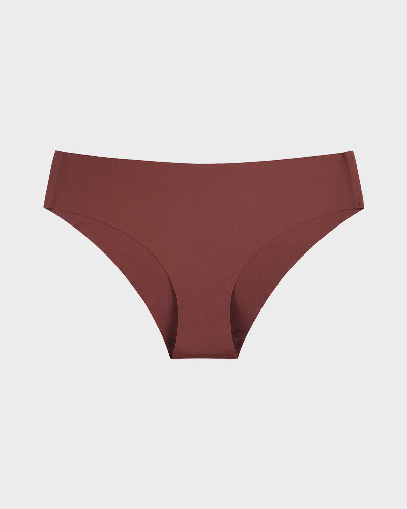Nahtlose Ice-Silk Slips mit niedriger Taille (5er-Pack)