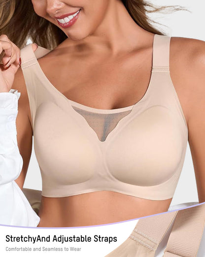 Gel-Support Wireless Bra