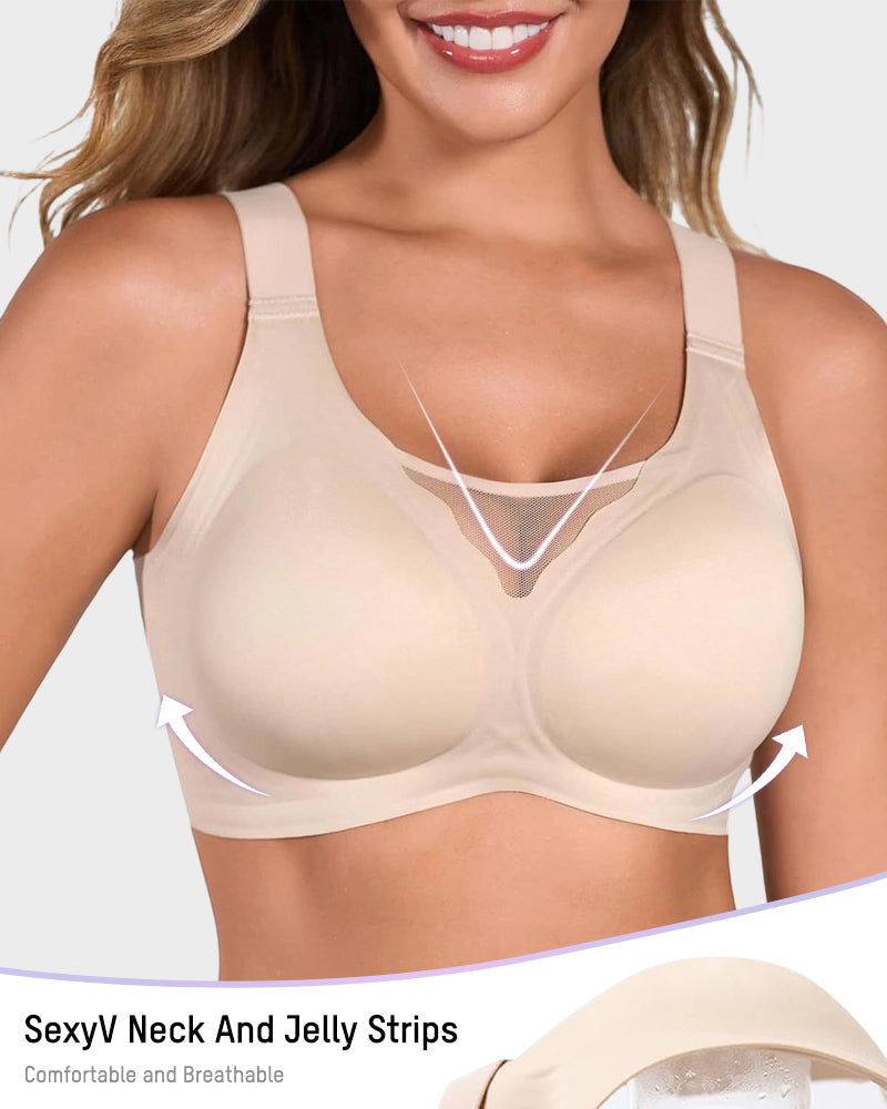 Gel-Support Wireless Bra