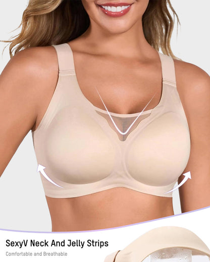 Gel-Support Wireless Bra