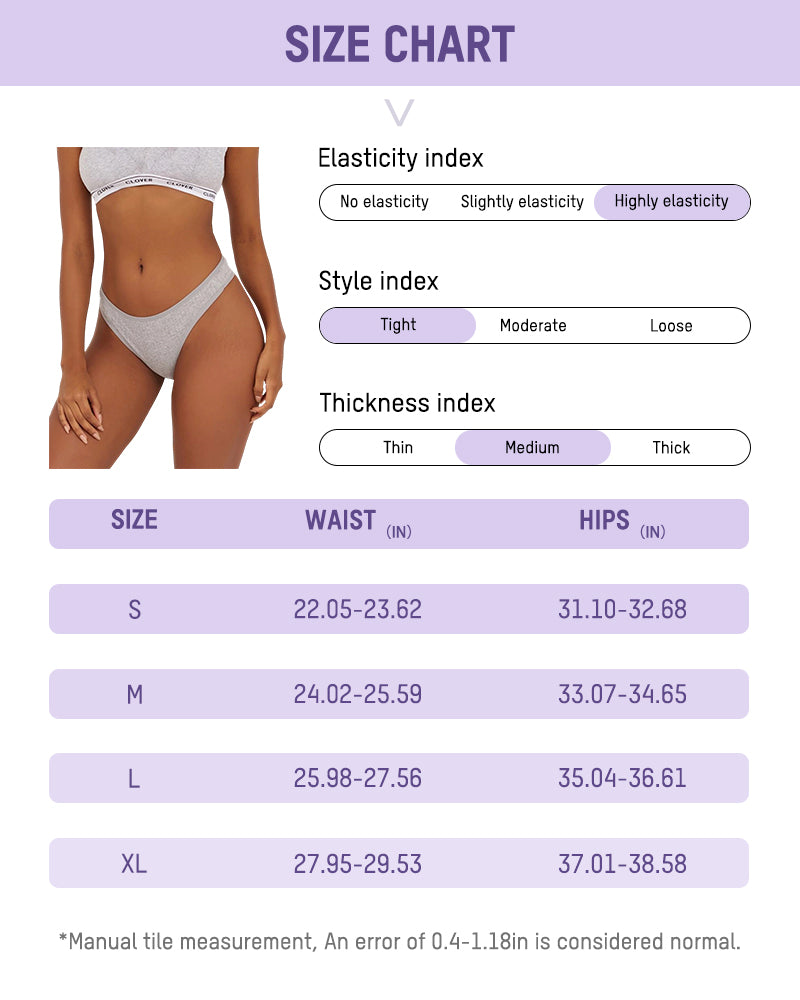 Nahtlose Low-Rise Baumwoll-Strings (9er-Pack)