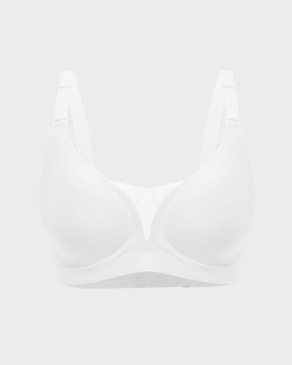 Seamless Mesh-Panel Invisible Thin Bra