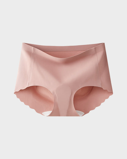 Seamless No-Camel-Toe Antibacterial Silk Gusset Panties (Set of 5)