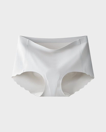 Seamless No-Camel-Toe Antibacterial Silk Gusset Panties (Set of 5)