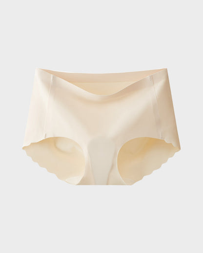 Seamless No-Camel-Toe Antibacterial Silk Gusset Panties (Set of 5)