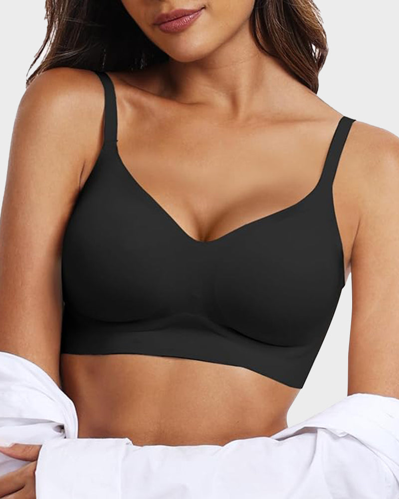 Nahtloser, bügelloser Soft-Push-up-BH