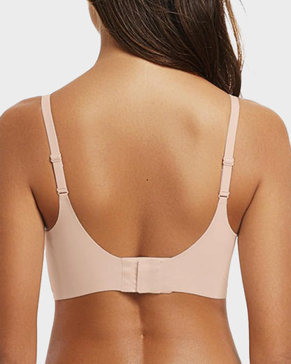 Nahtloser, bügelloser Soft-Push-up-BH