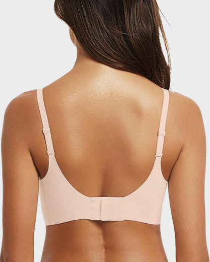 Nahtloser, bügelloser Soft-Push-up-BH