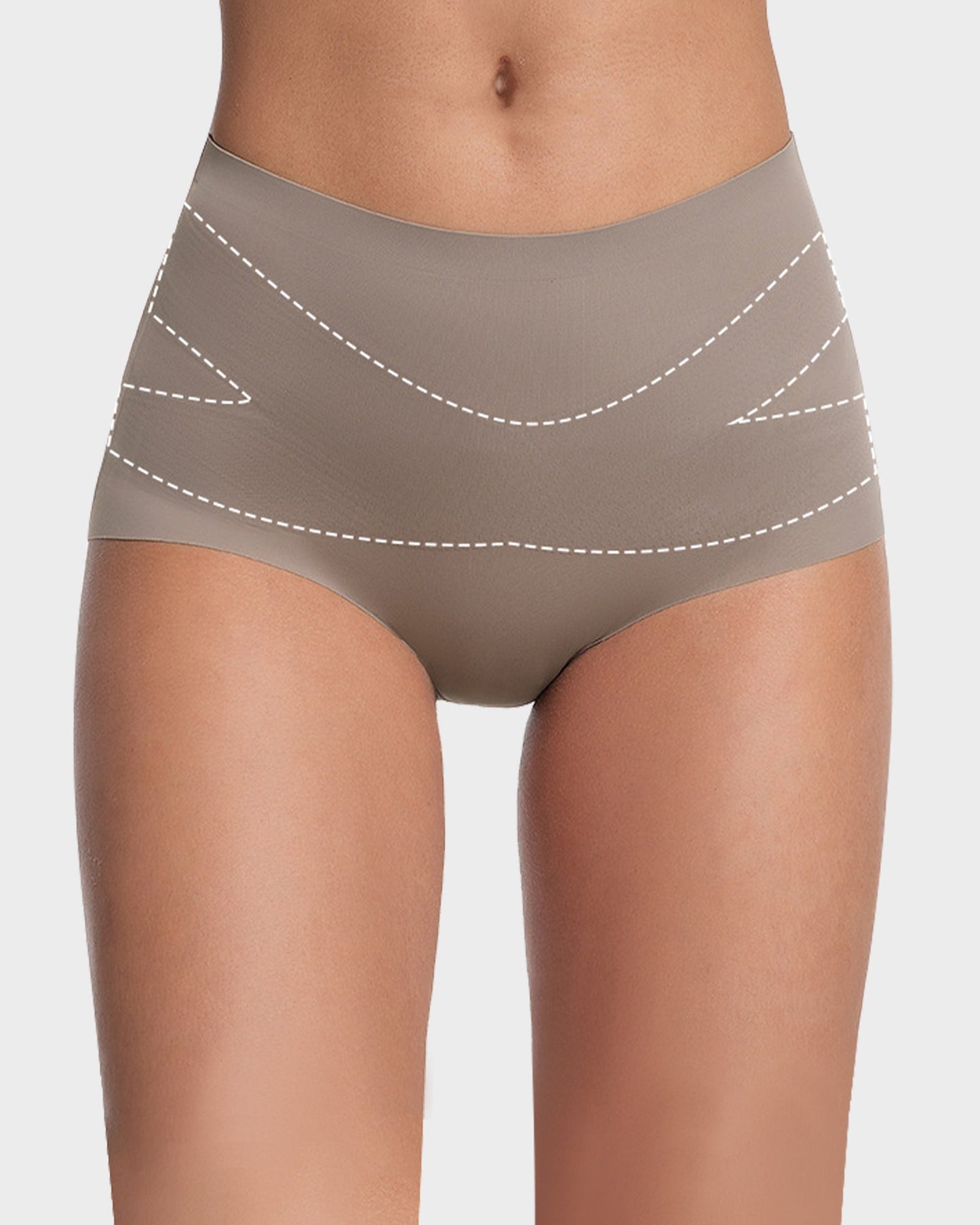Nahtlose X-Shaping High-Waist Slips (6er-Pack)