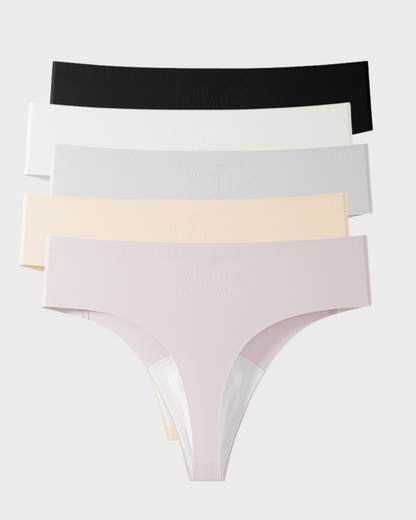 Nahtlose unsichtbare Komfort-Strings (5er-Pack)