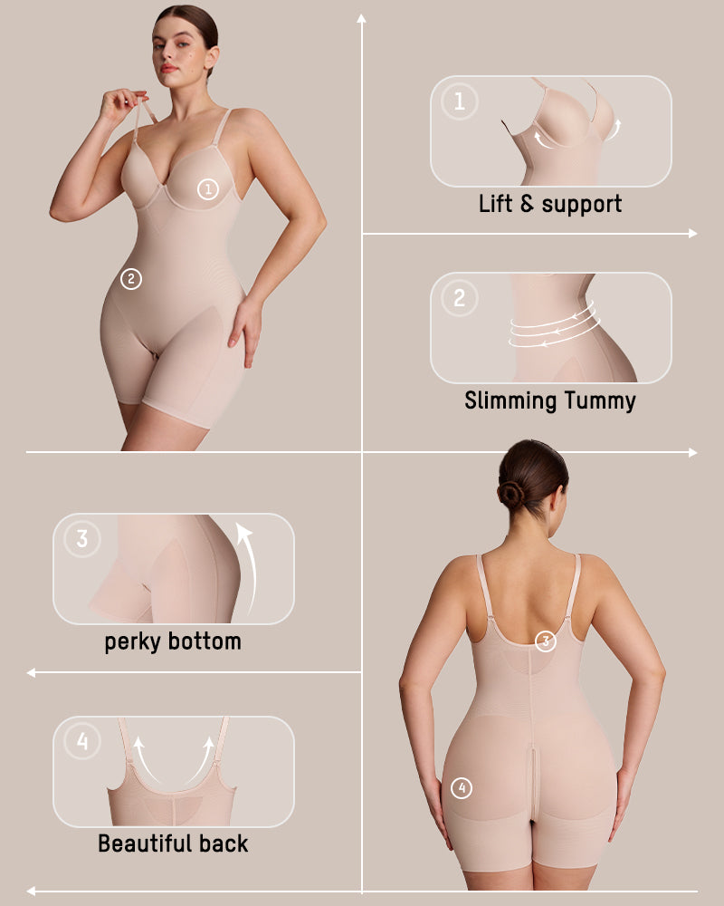 Nahtloser, formgebender Body