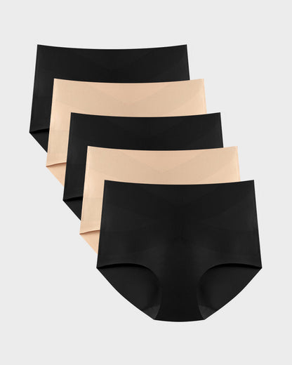 Nahtloser Formhöschen mit hoher Taille (5er-Pack)