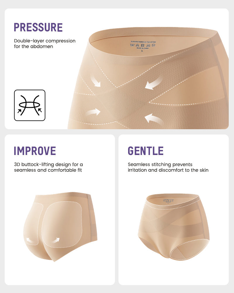 Nahtloser Formhöschen mit hoher Taille (5er-Pack)